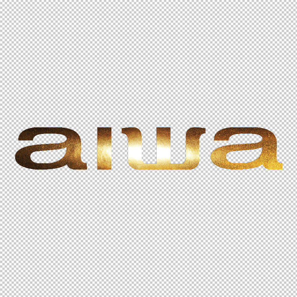aiwa stereo sticker