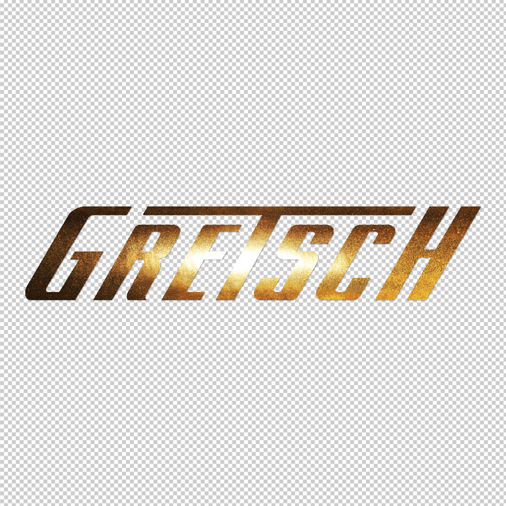 Gretsch Sticker Decals (die cut not printed)
