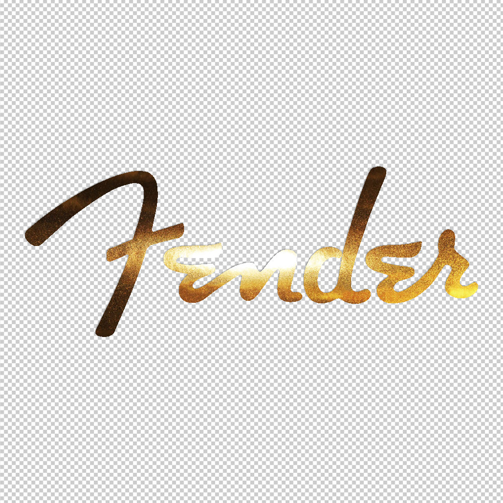 Fender Sticker Decals (die cut not printed)