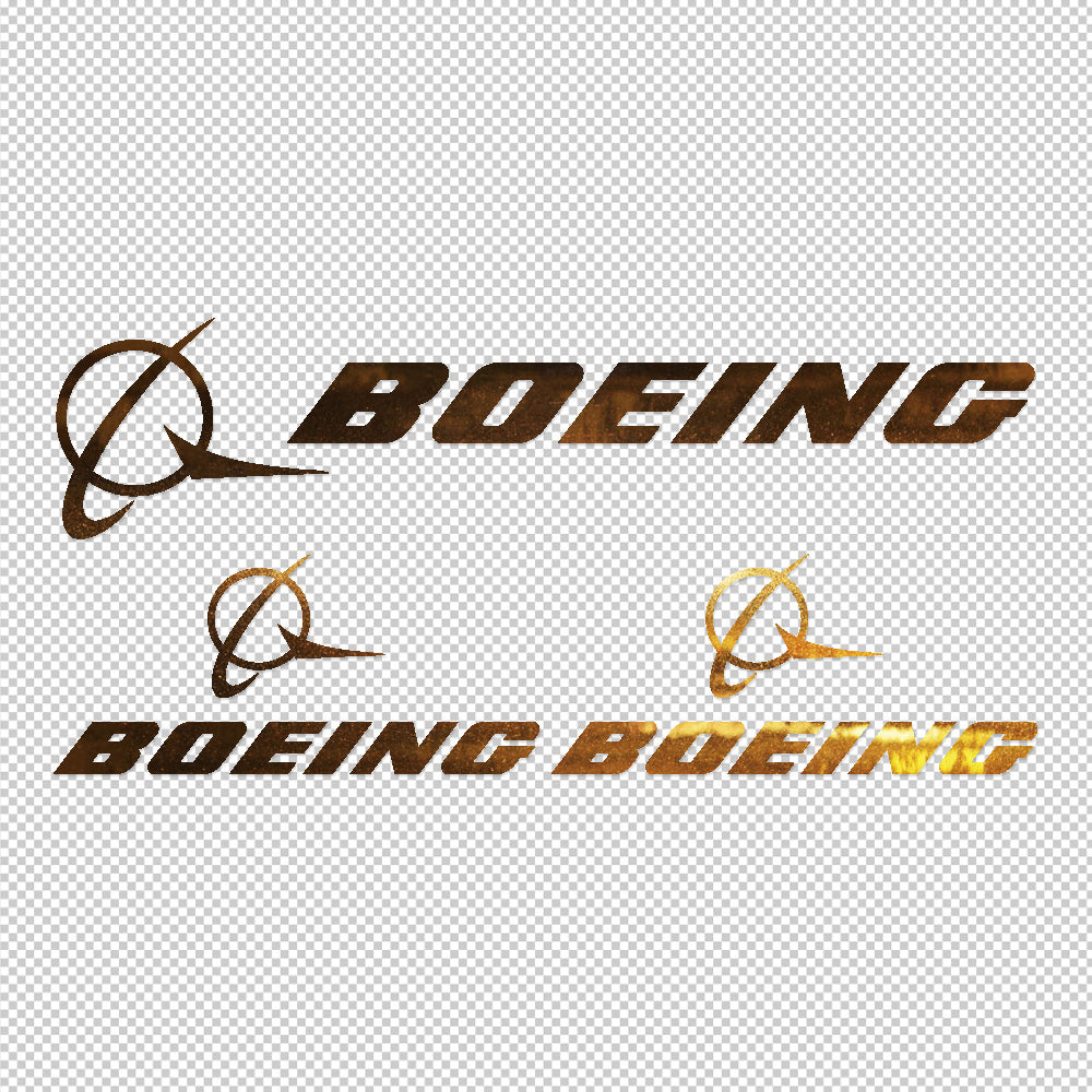 3X Boeing Sticker Decals (not printed)