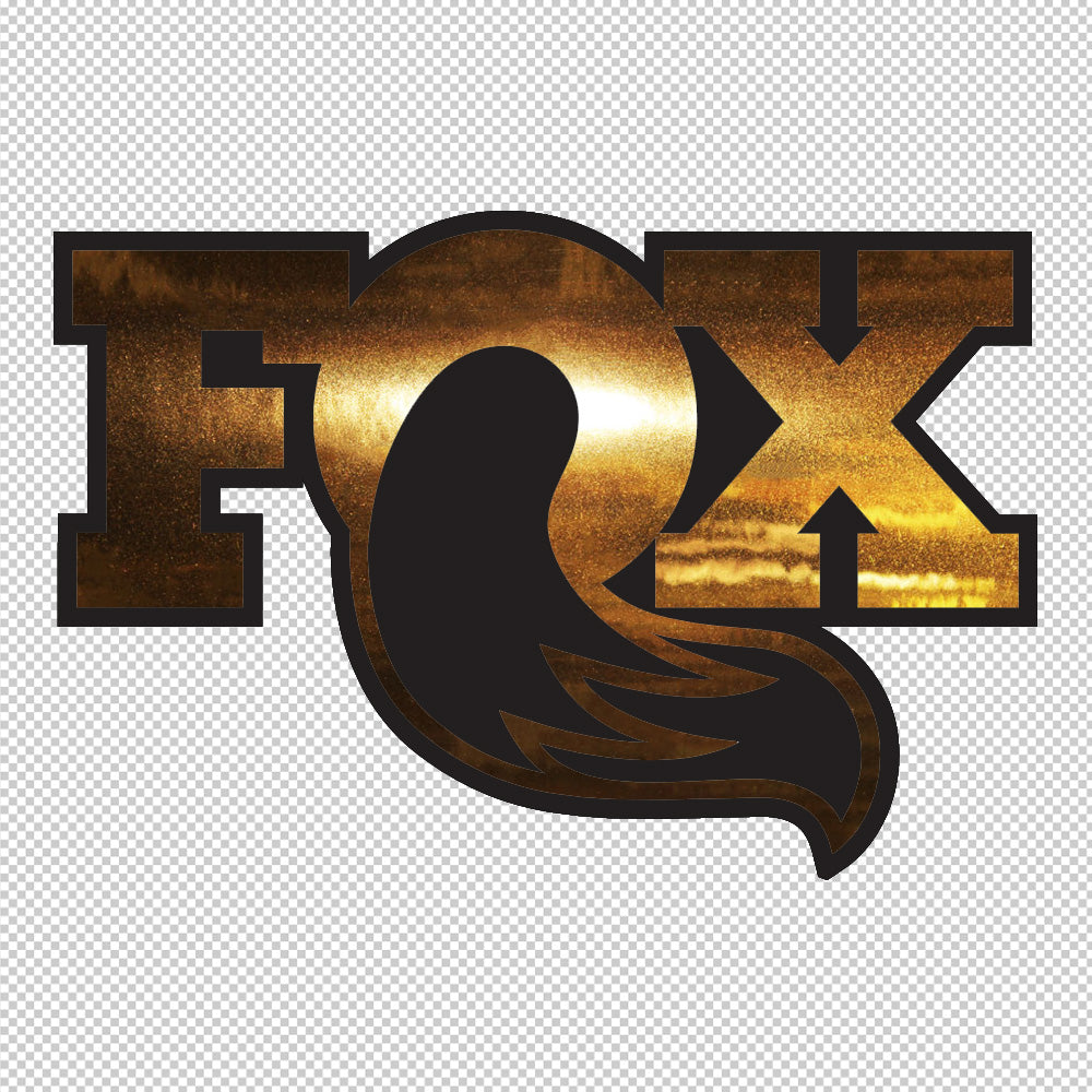 Fox Shocks 4x4 Stickers Decals (die cut not printed) dual colors