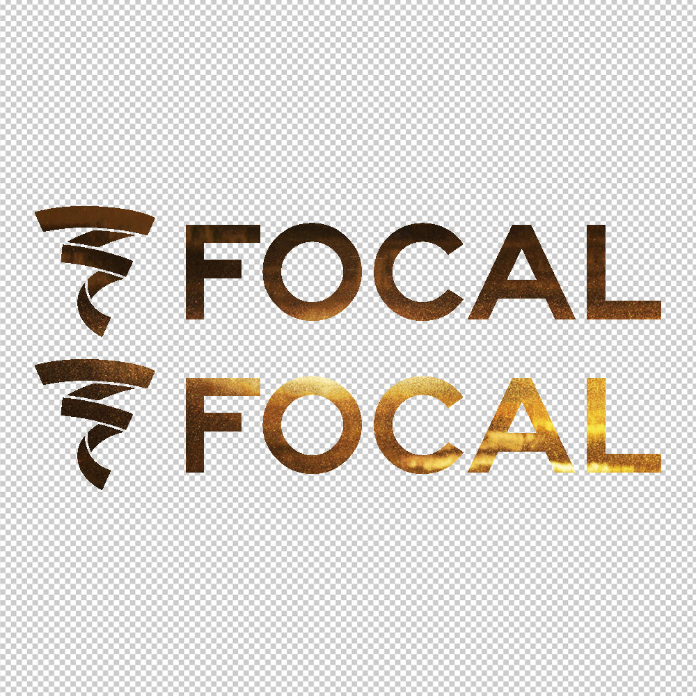Focal Sticker Decals (not printed)