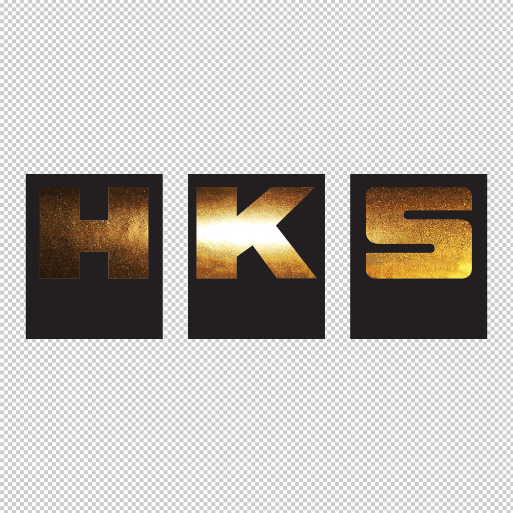 HKS Sticker Decals (not printed) Gold