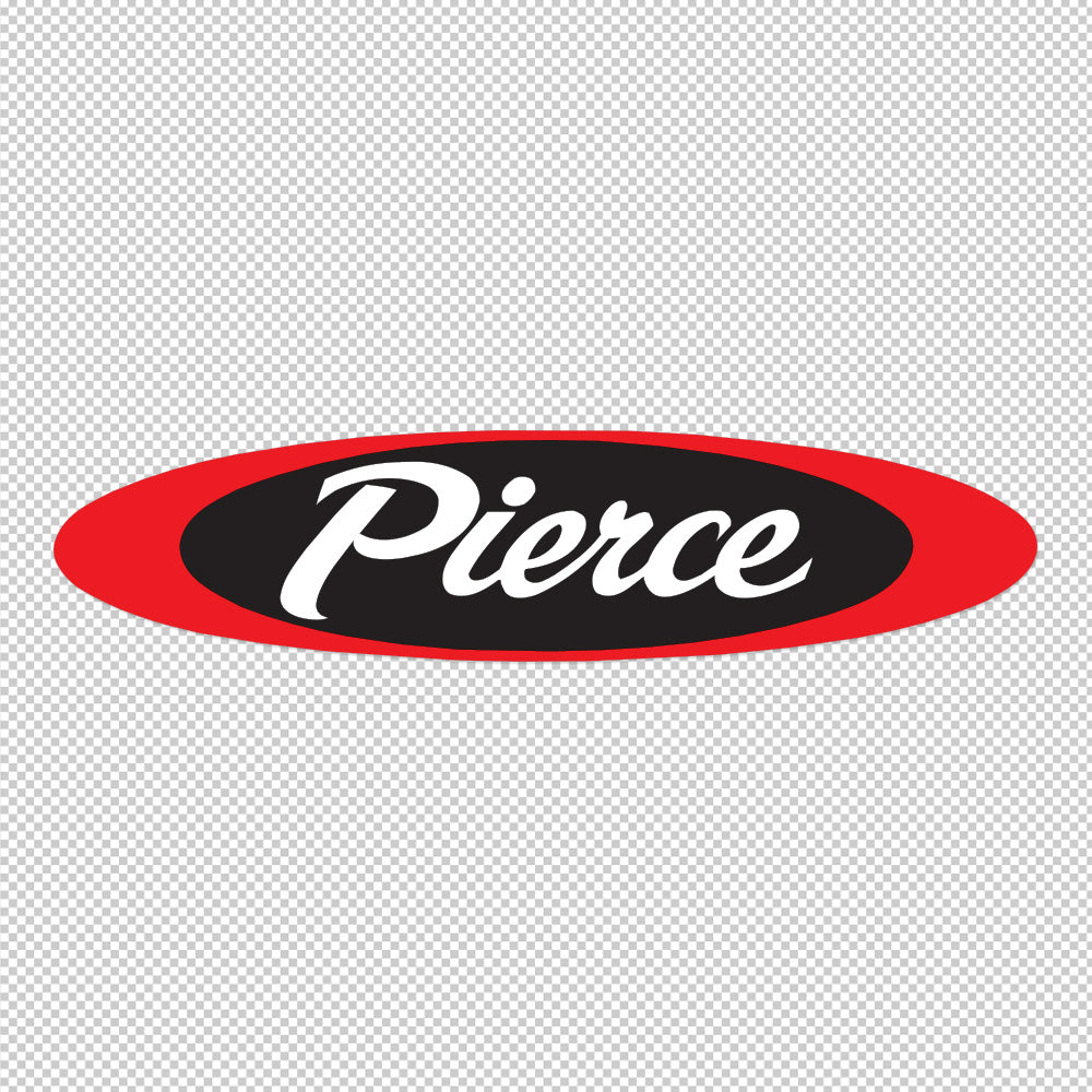 Pierce Trucks Sticker Decal (die cut not printed)