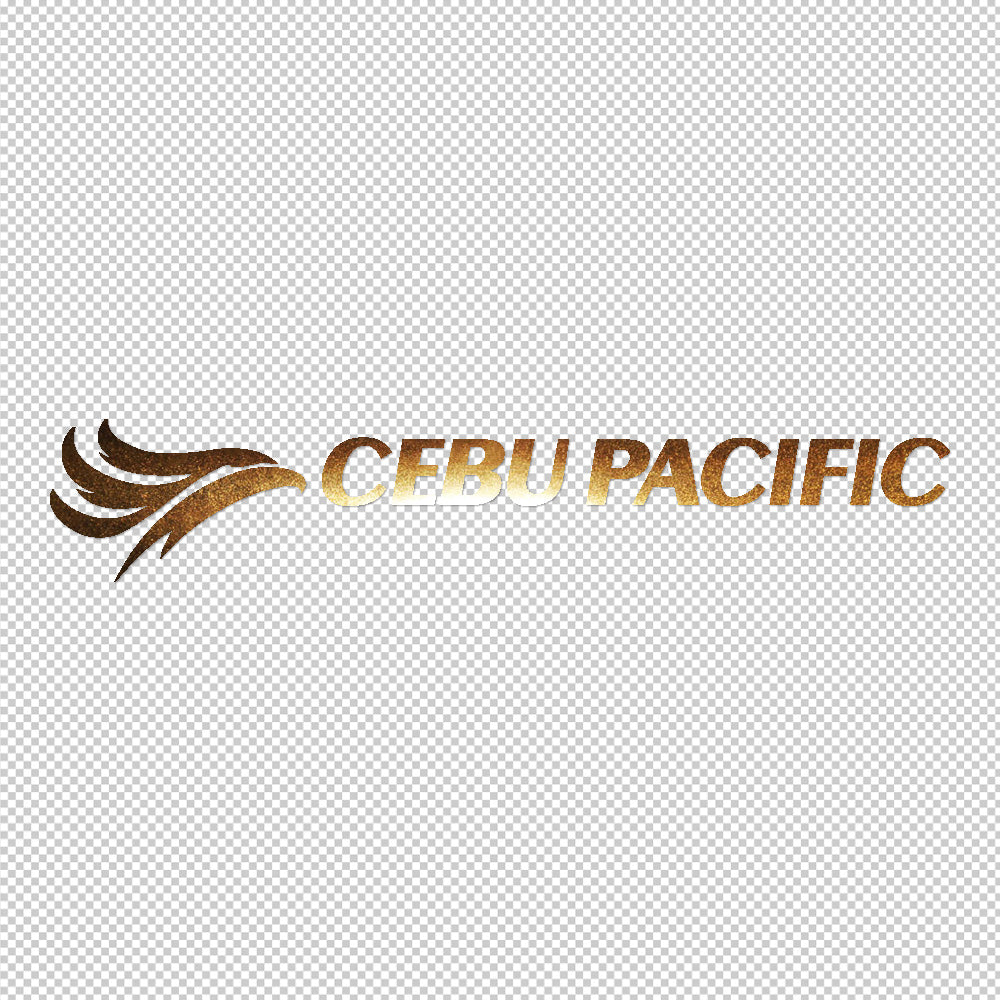 Cebu Pacific Sticker Decals (die cut not printed)