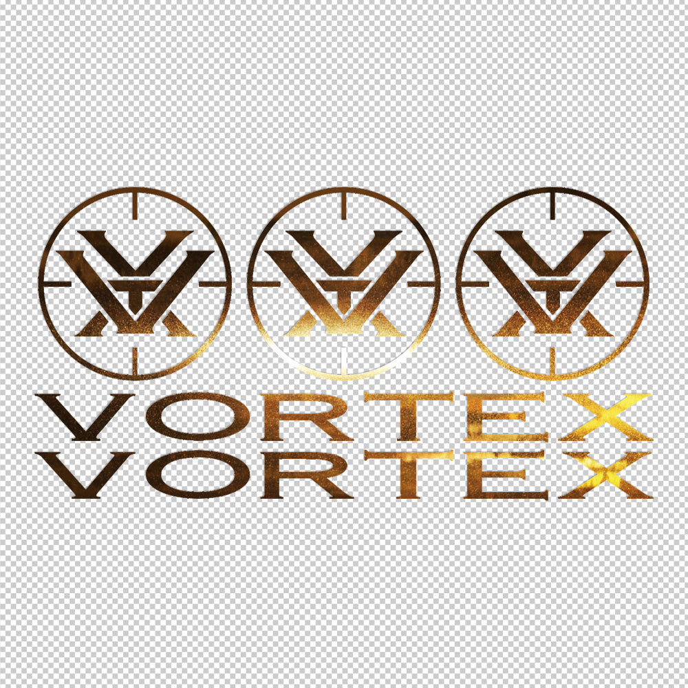 Vortex Sticker Decals Set (die cut not printed)