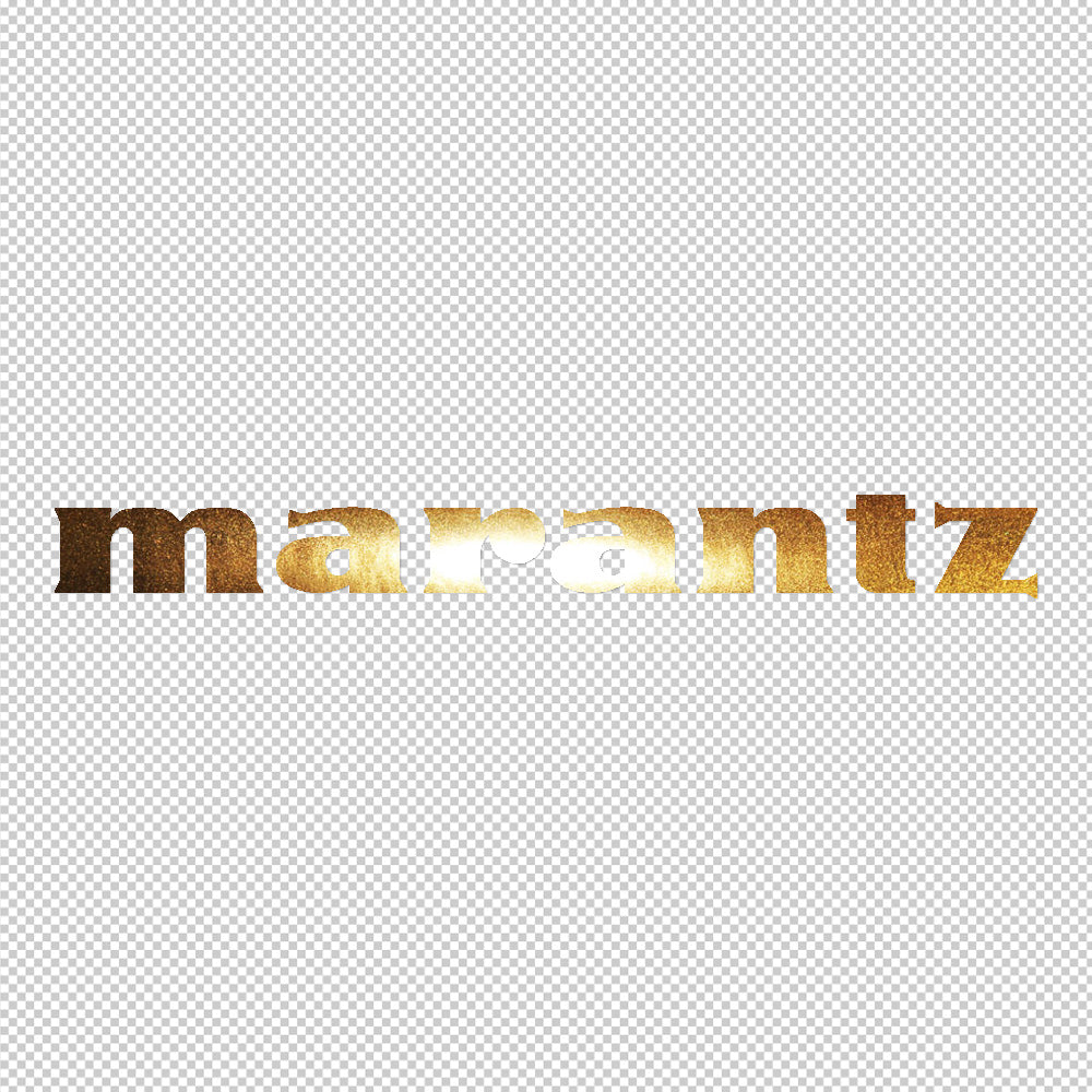 Marantz Sticker Decals (die cut not printed)
