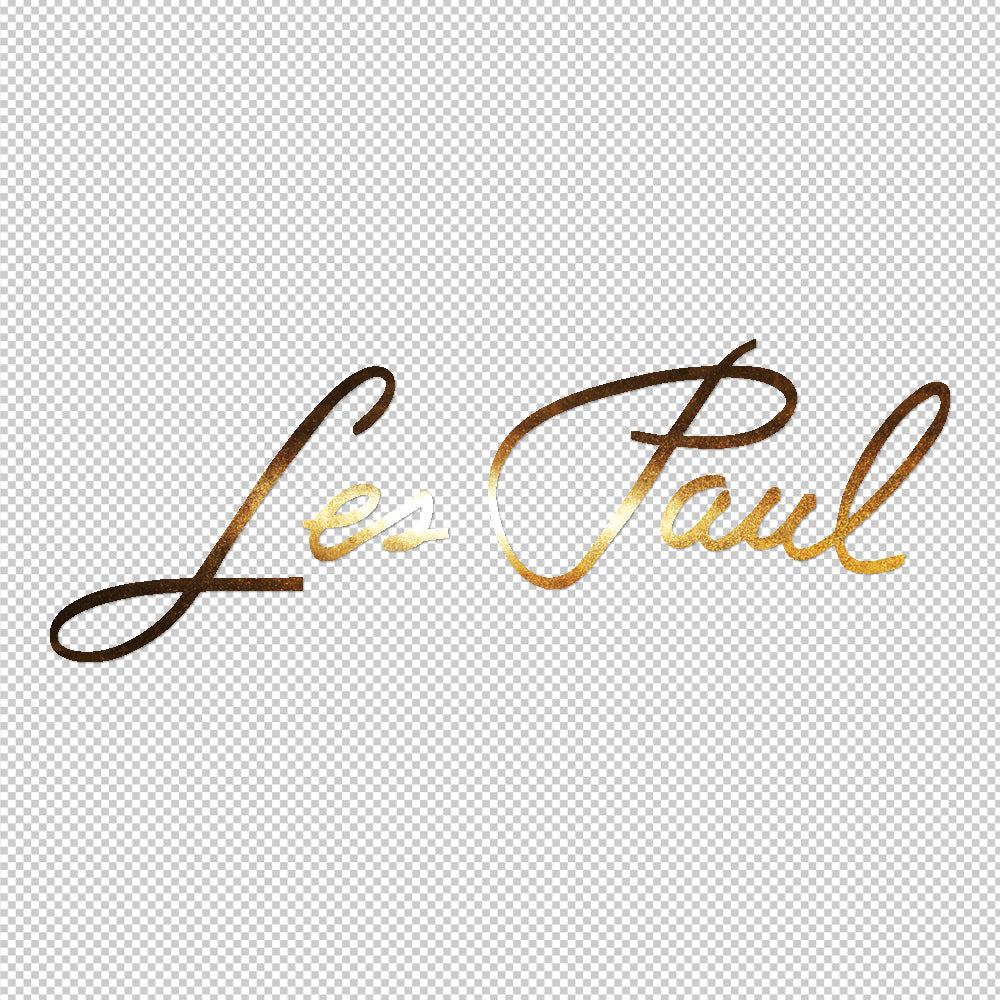 les paul gold sticker
