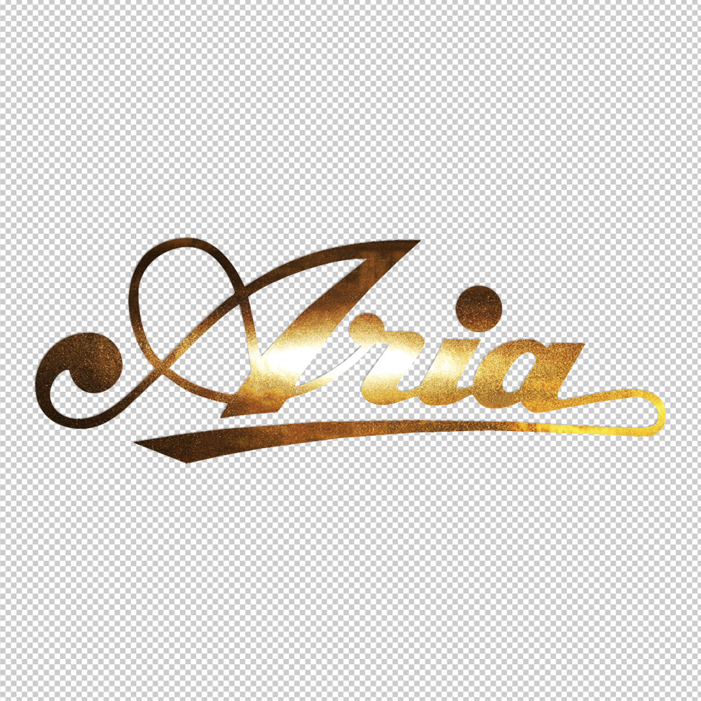 Aria Classic Sticker Decals (die cut not printed)