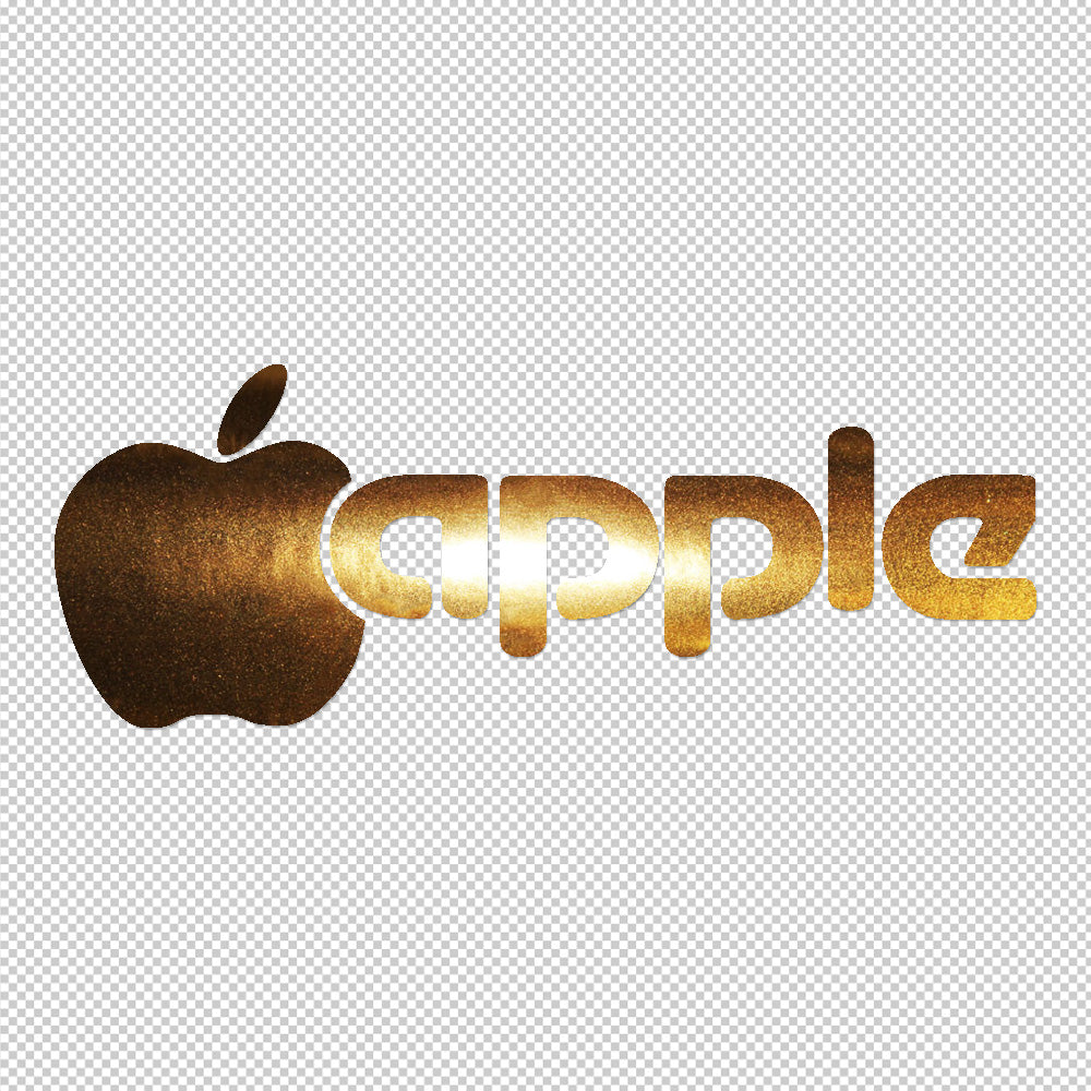 Apple Classic Sticker Decals (die cut not printed)