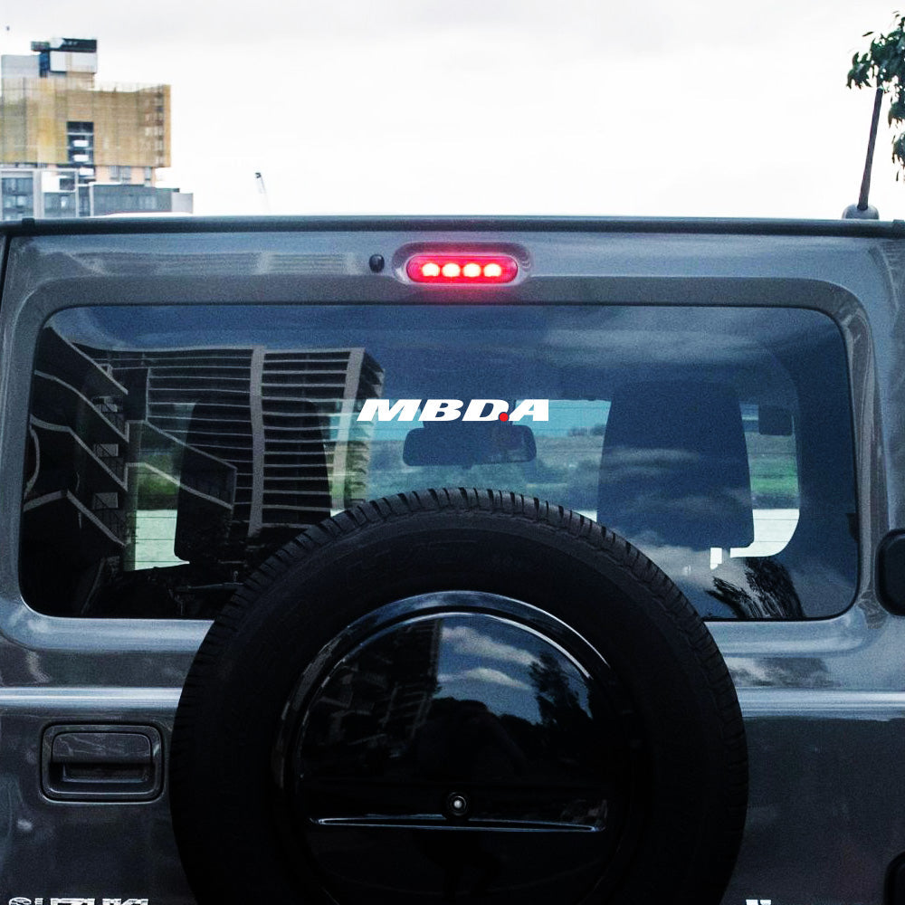 MBDA Defense Sticker Decals (die cut not printed) dual colors