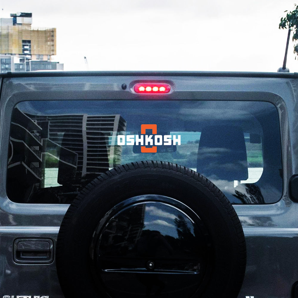 oshkosh widnshield sticker decals