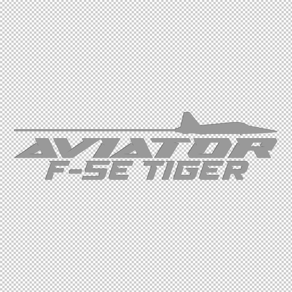 F-5E Tiger Aviator Sticker Decals (die cut not printed)
