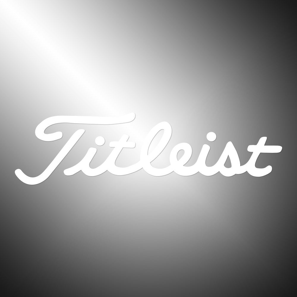 Titleist Sticker Decals (die cut not printed)