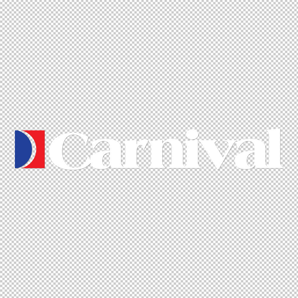 Carnival Cruise Line Sticker Decals (die cut not printed) dual colors