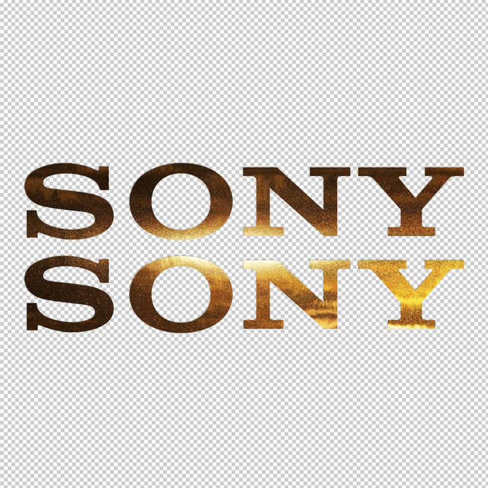 Sony Sticker Decals (die cut not printed)