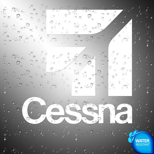 Cessna Sticker Decals (die cut not printed)