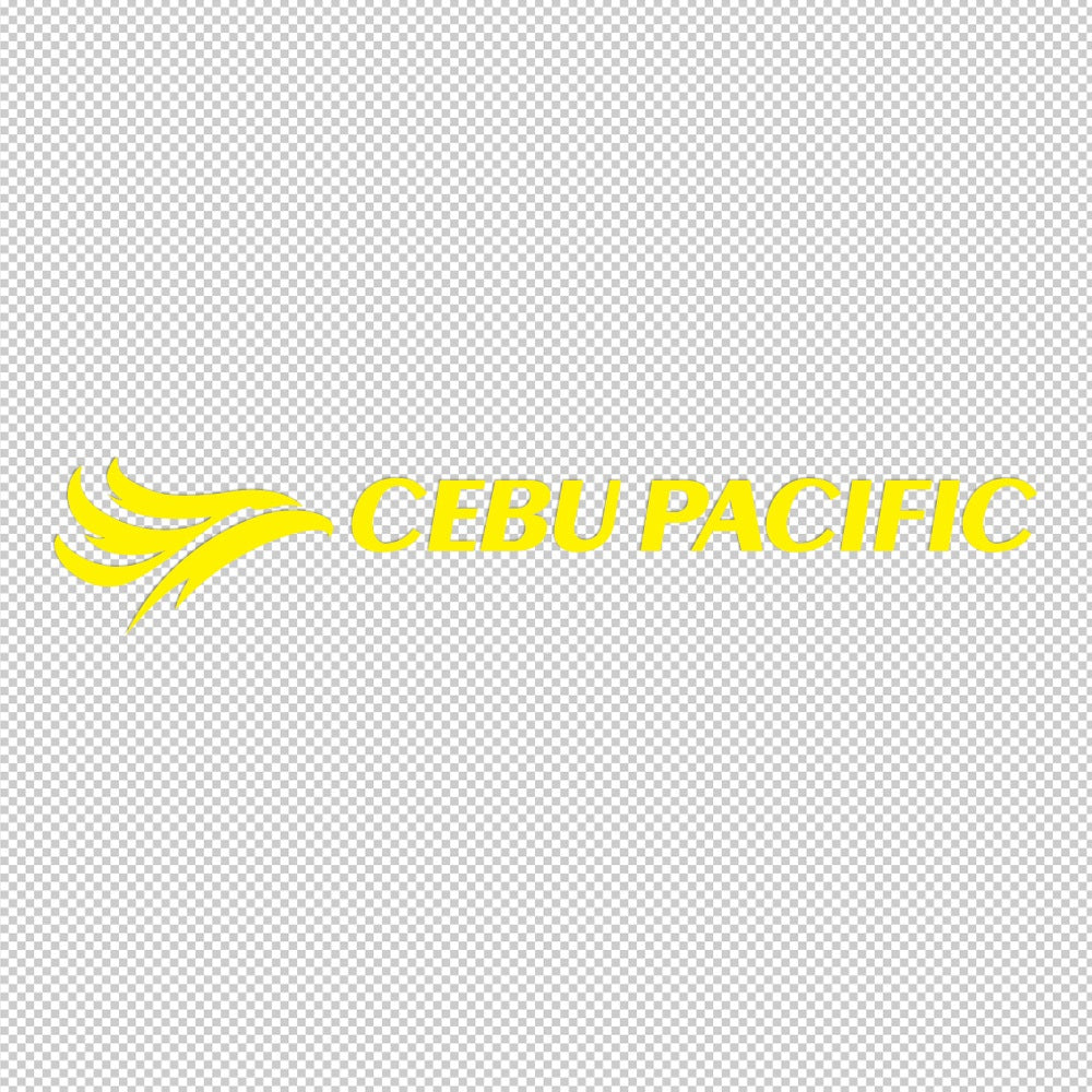 Cebu Pacific Sticker Decals (die cut not printed)