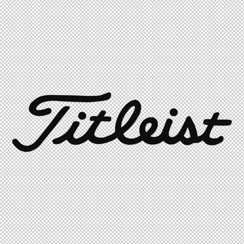 Titleist Sticker Decals (die cut not printed)