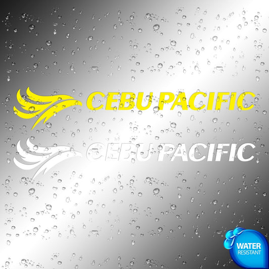Cebu Pacific Sticker Decals (die cut not printed)