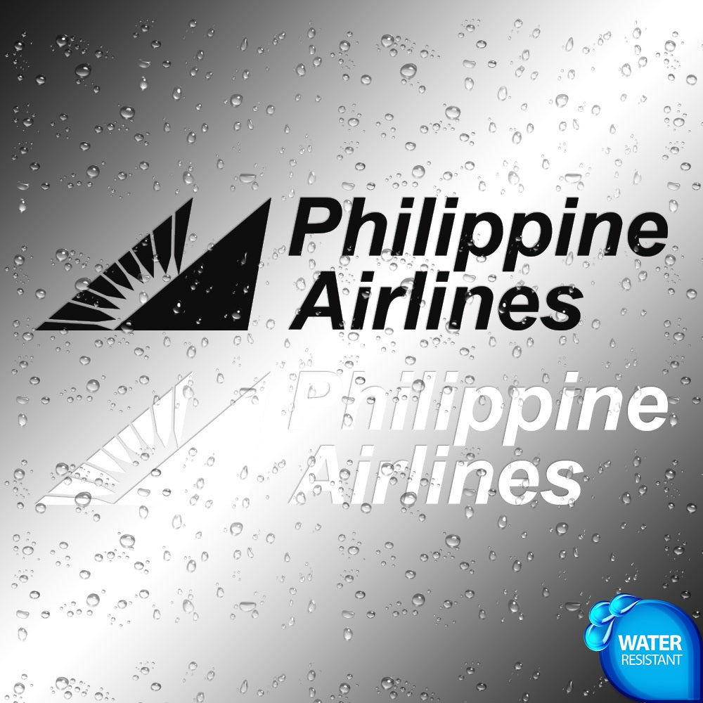 Philippines Airlines Sticker Decals (die cut not printed)