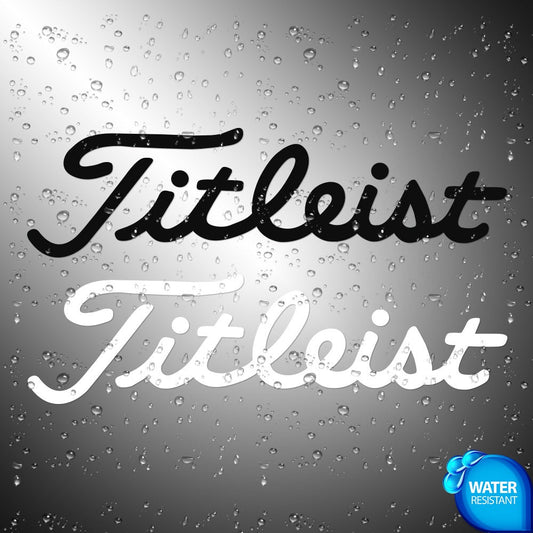 Titleist Sticker Decals (die cut not printed)