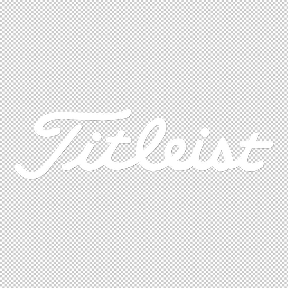Titleist Sticker Decals (die cut not printed)