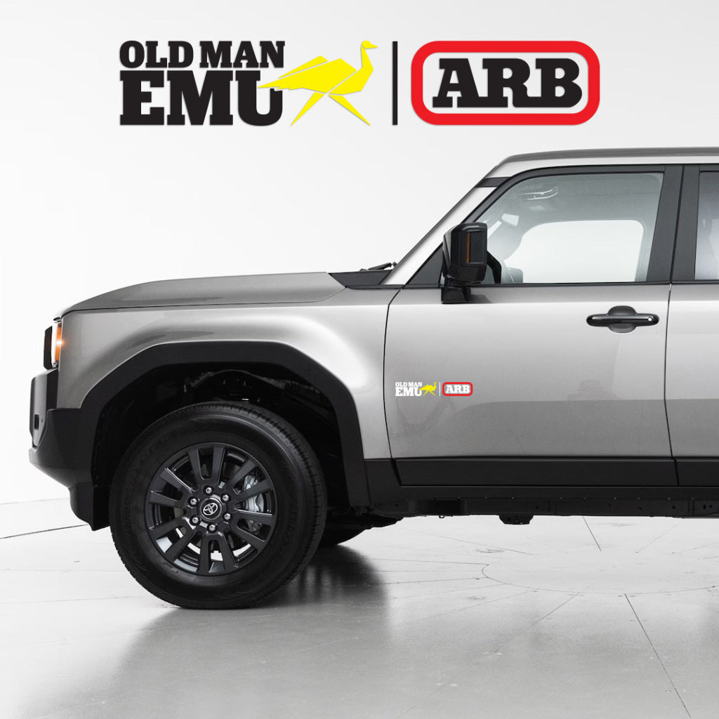Old Man EMU ARB Sticker Decal (die cut not printed) dual colors