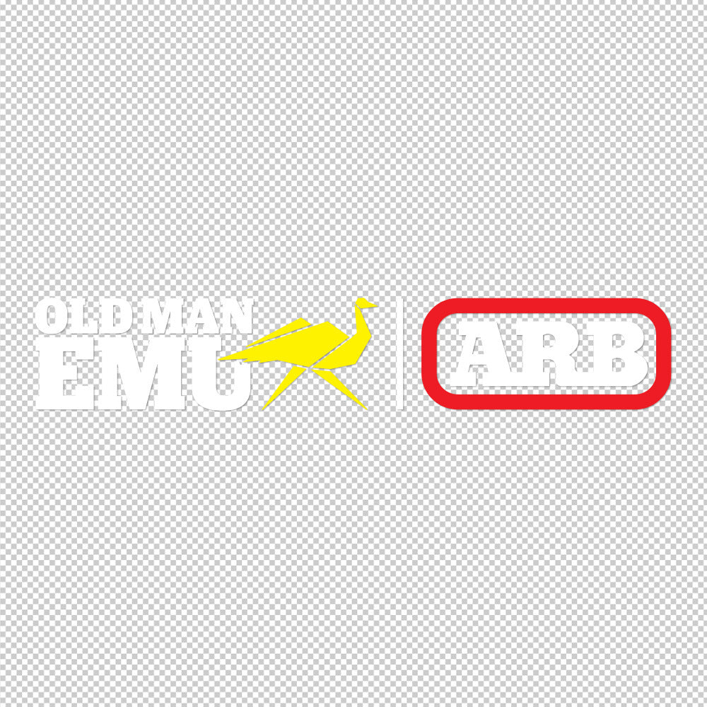 Old Man EMU ARB Sticker Decal (die cut not printed) dual colors