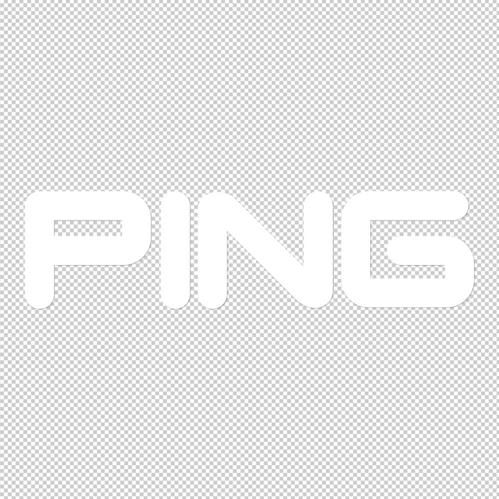 Ping Sticker Decals (die cut not printed)