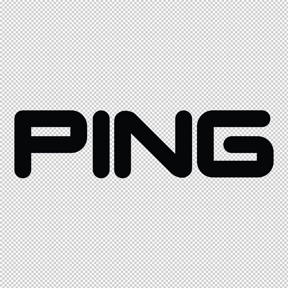 Ping Sticker Decals (die cut not printed)