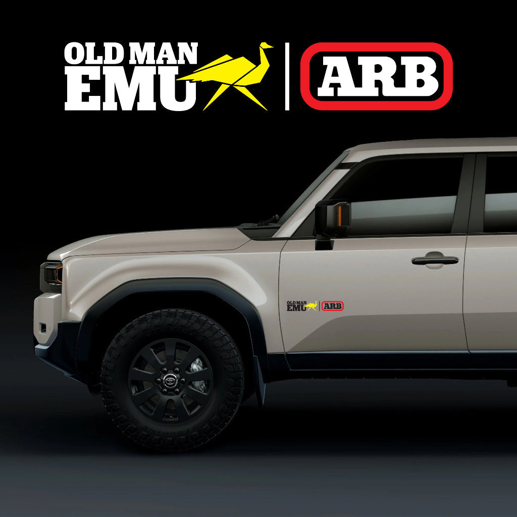 Old Man EMU ARB Sticker Decal (die cut not printed) dual colors