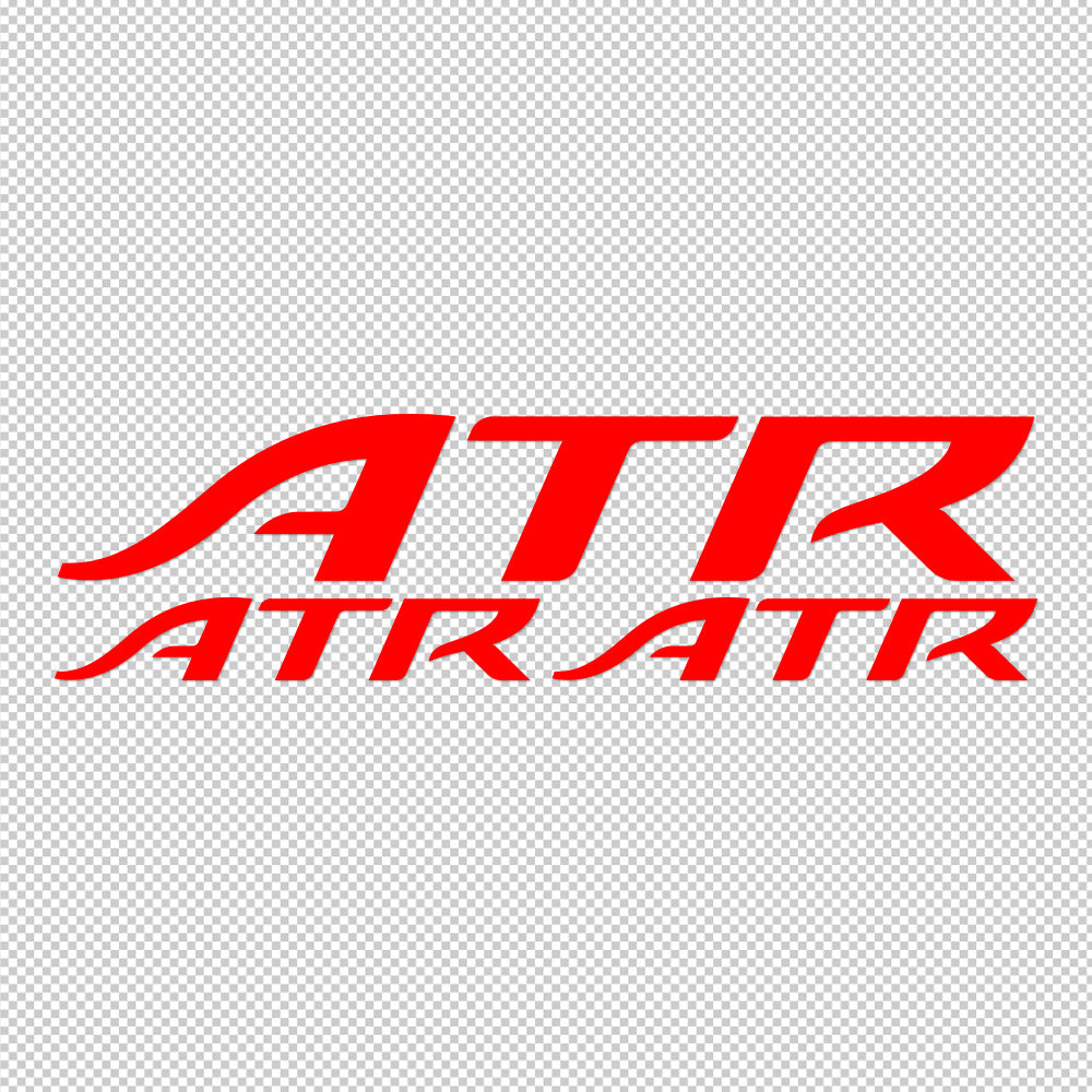 ATR Plane 3X Sticker Decals (not printed)