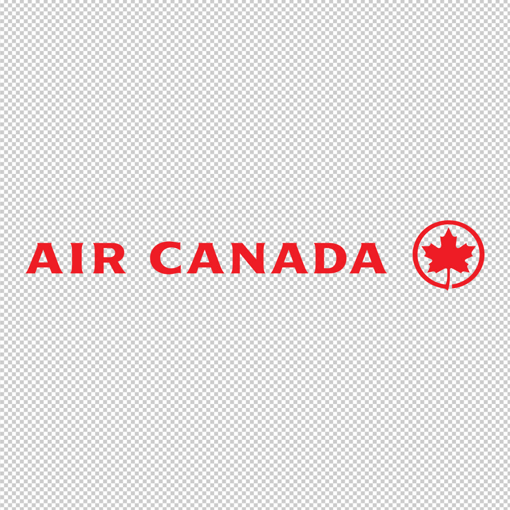 Air Canada Sticker Decals (die cut not printed)