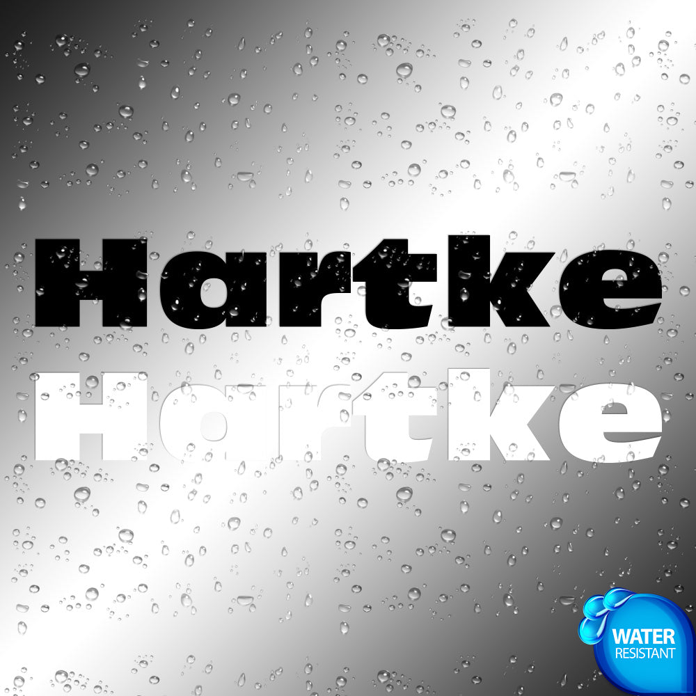 Hartke Sticker Decals (not printed)