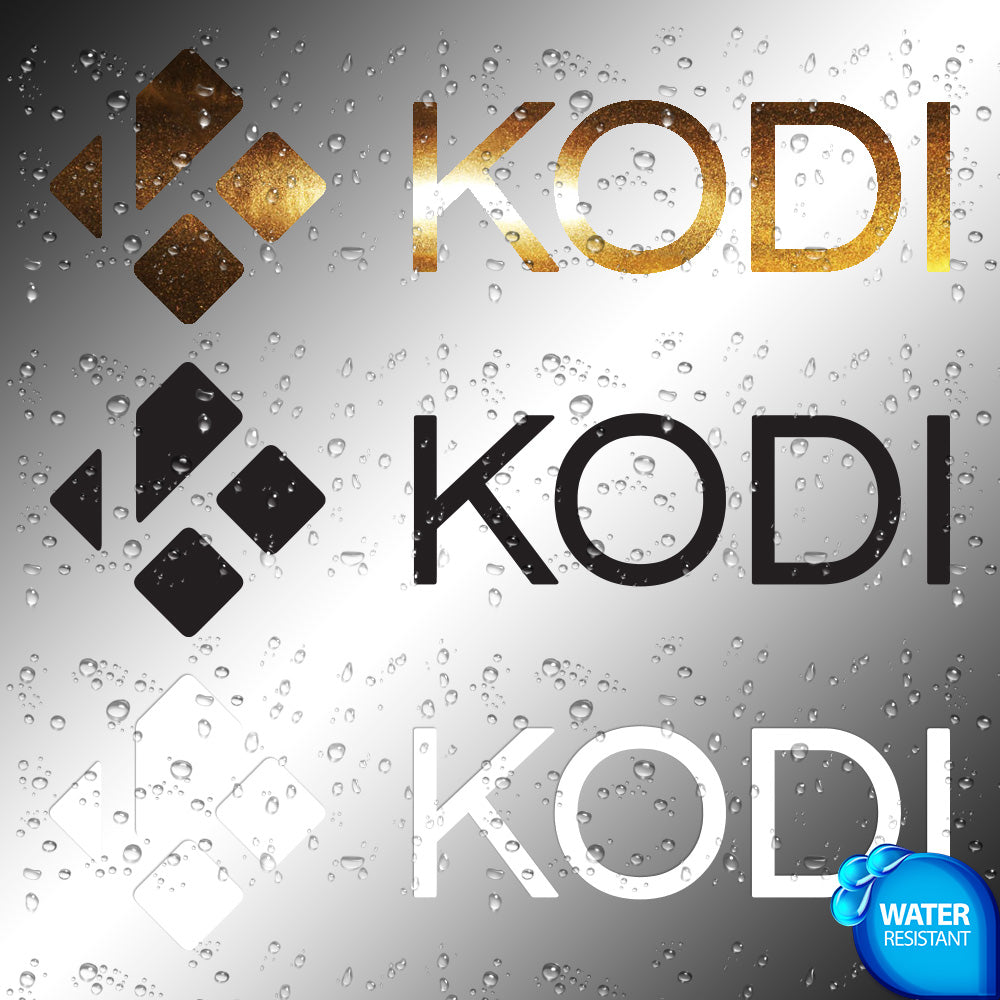 KODI  Sticker Decals (not printed)