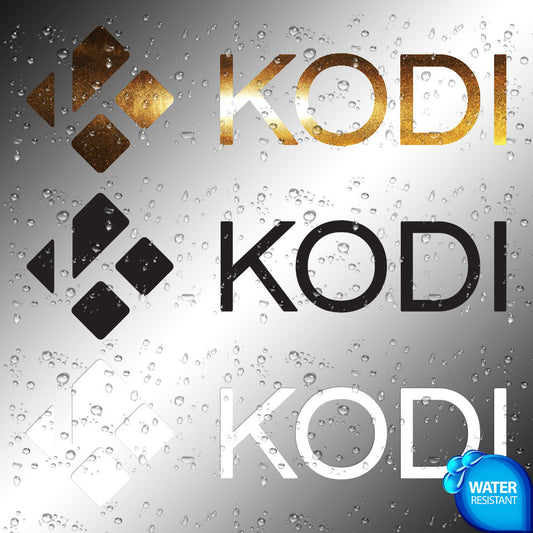 KODI  Sticker Decals (not printed)
