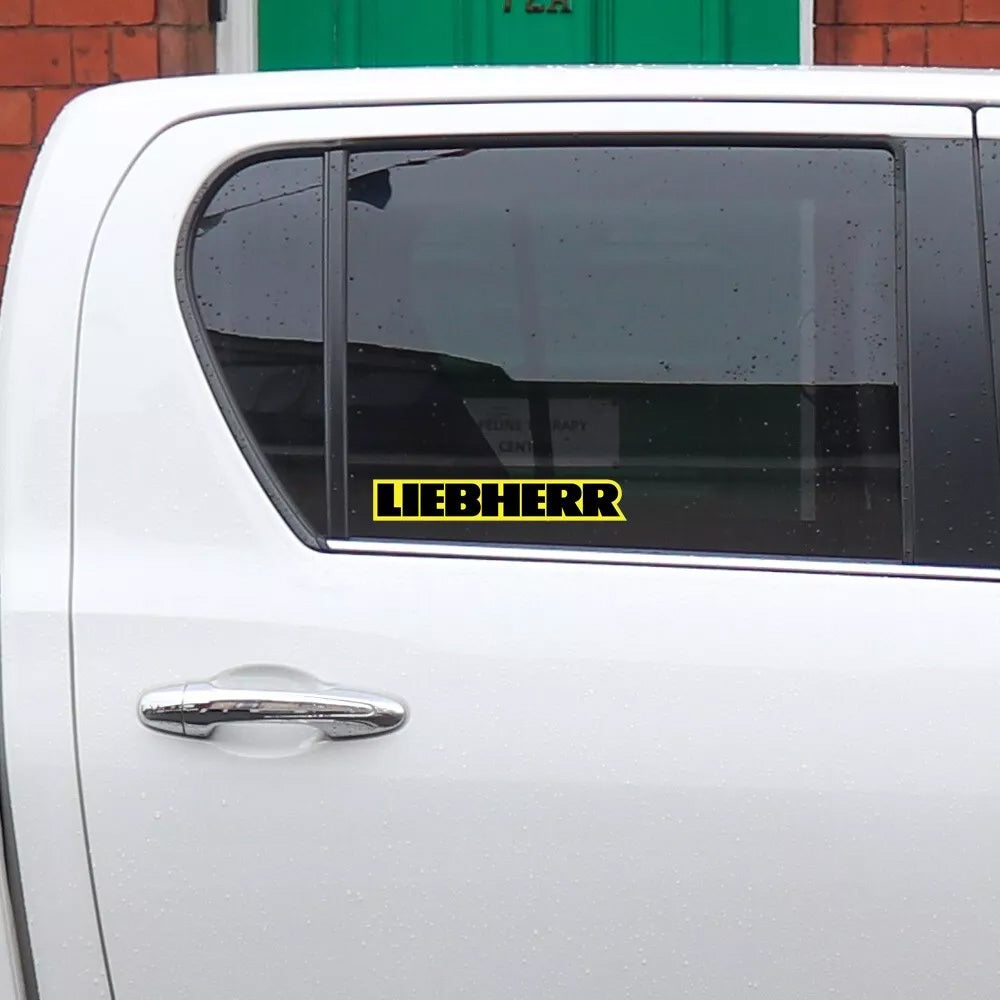 Liebherr Sticker Decals (not printed) dual color