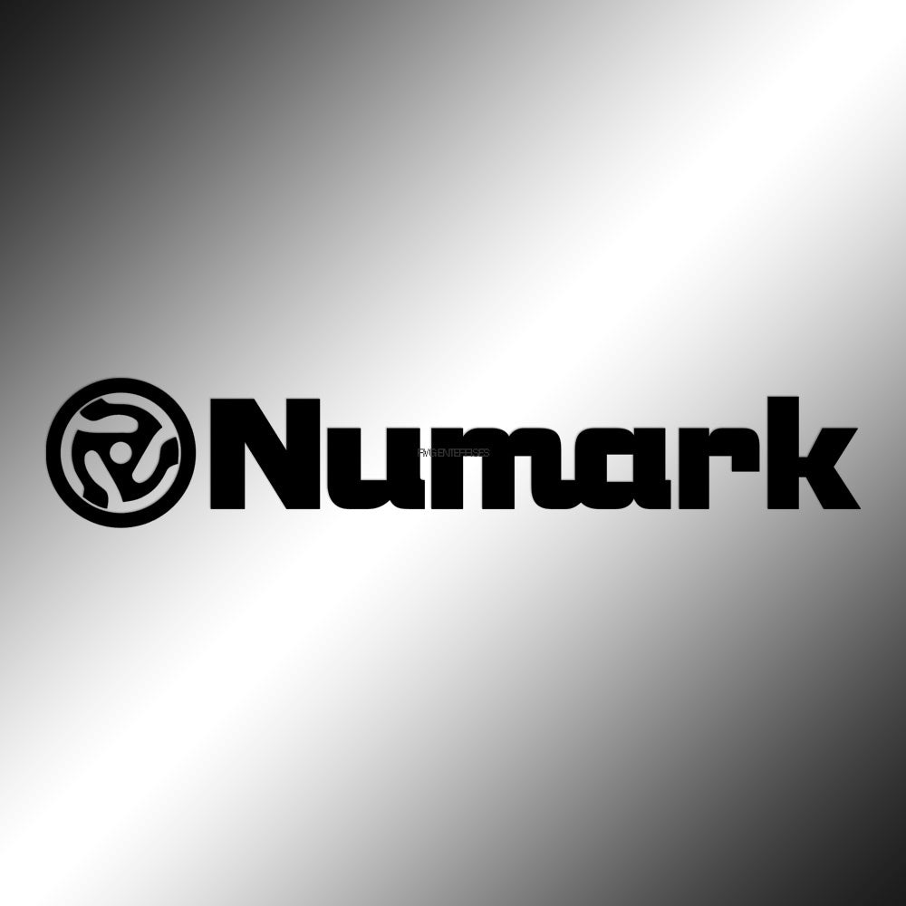 Numark Sticker Decals (die cut not printed)