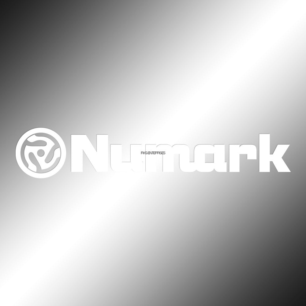 Numark Sticker Decals (die cut not printed)