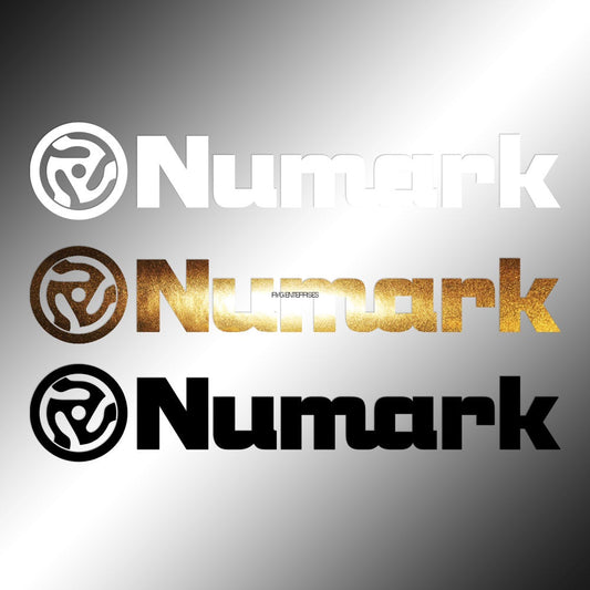 Numark Sticker Decals (die cut not printed)