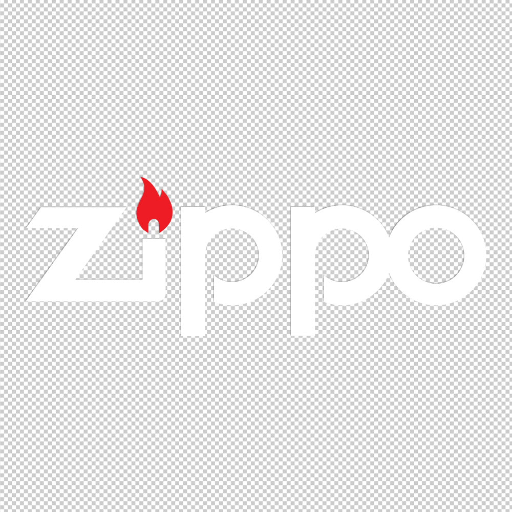 Zippo Large Sticker Decals (not printed) dual color