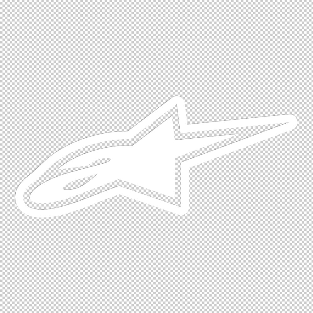 Alpinestars Sticker Decals (die cut not printed)