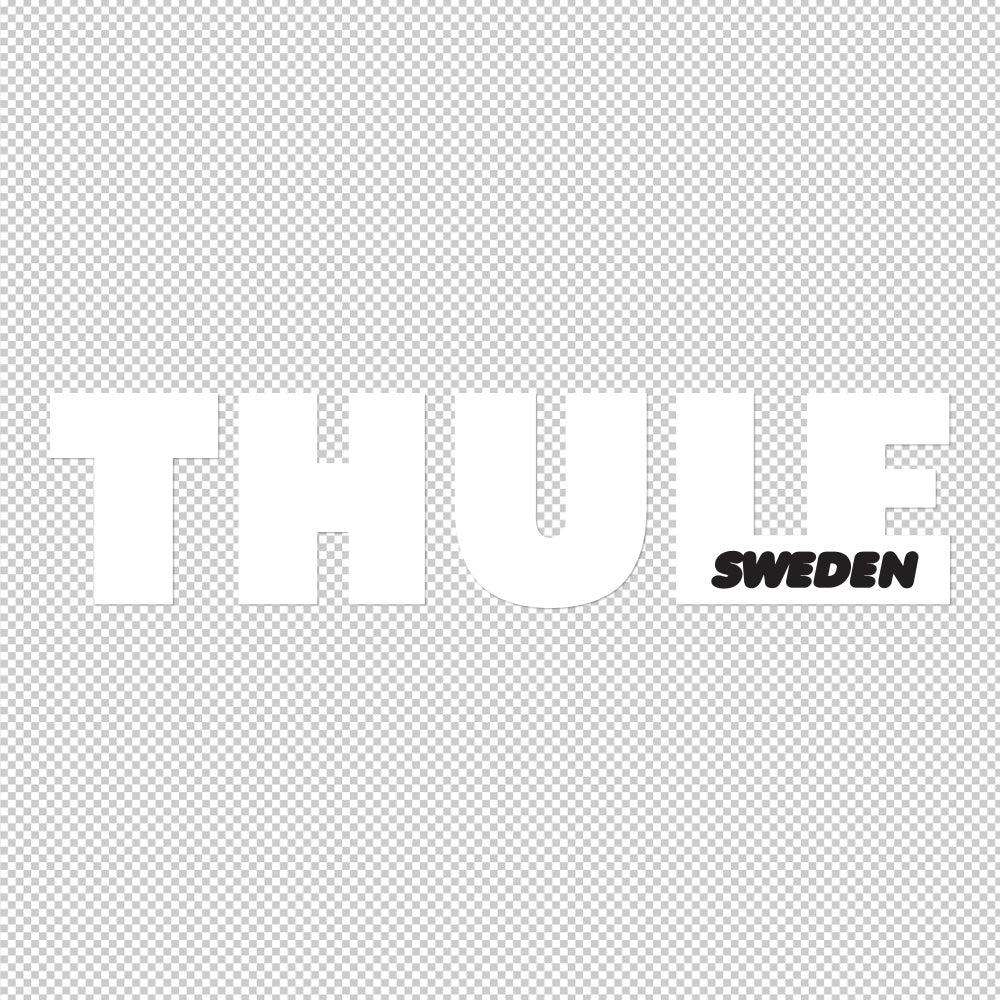 Thule Sweden Sticker Decal (not printed) dual color