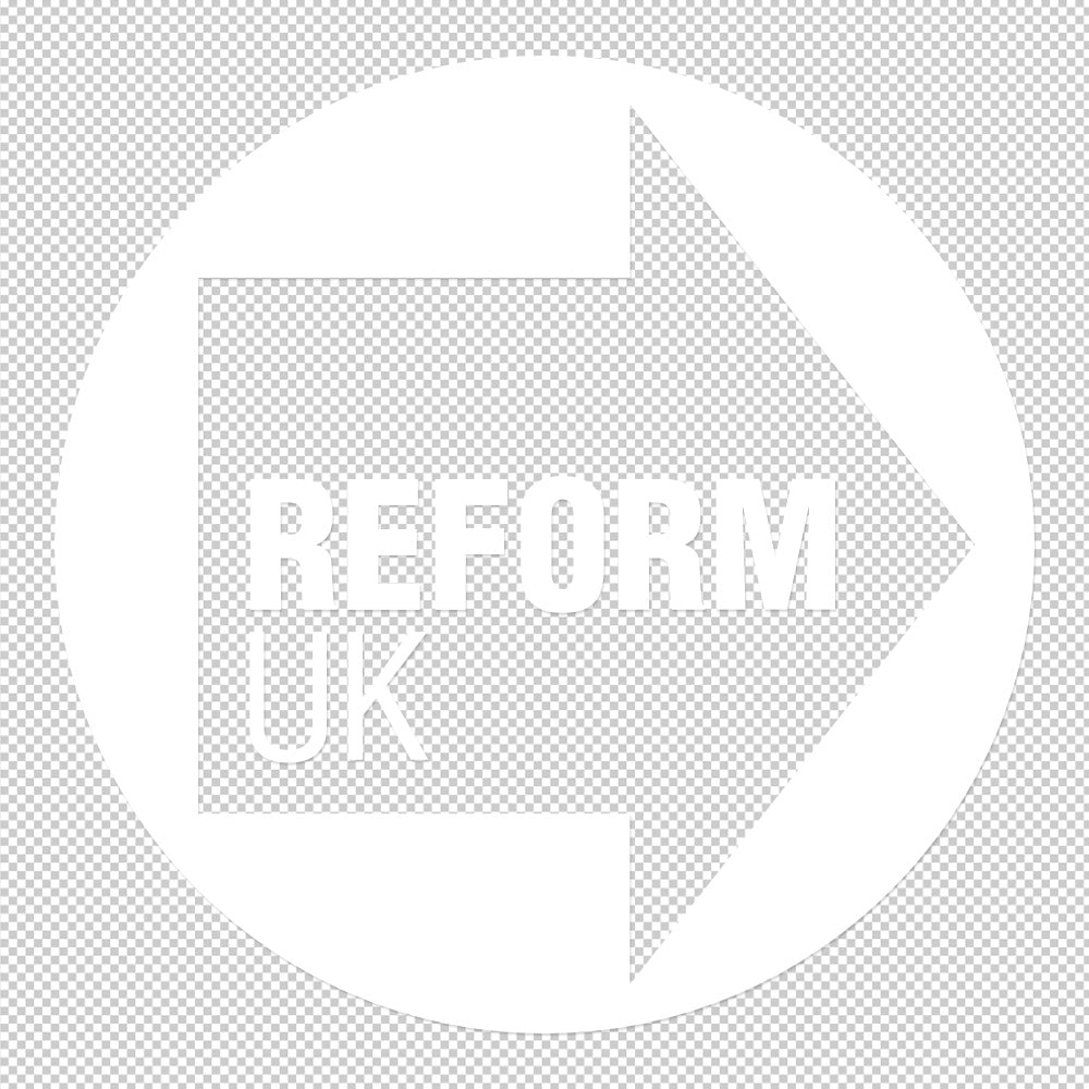 Reform UK Sticker Decals (not printed) Nigel Farage