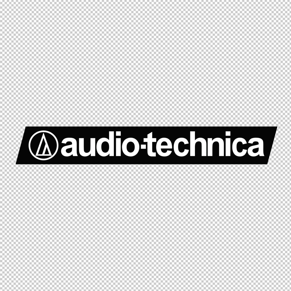 Audio Technica Sticker Decals (not printed) dual color