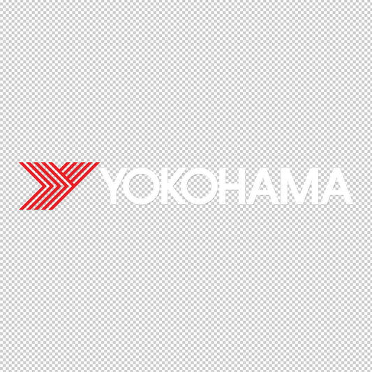 Yokohama Sticker Decals (die cut not printed) dual colors