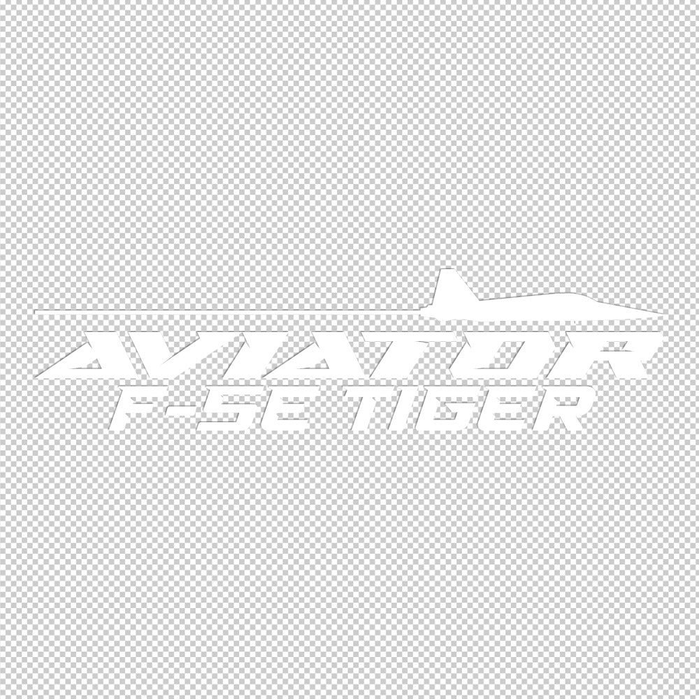 F-5E Tiger Aviator Sticker Decals (die cut not printed)