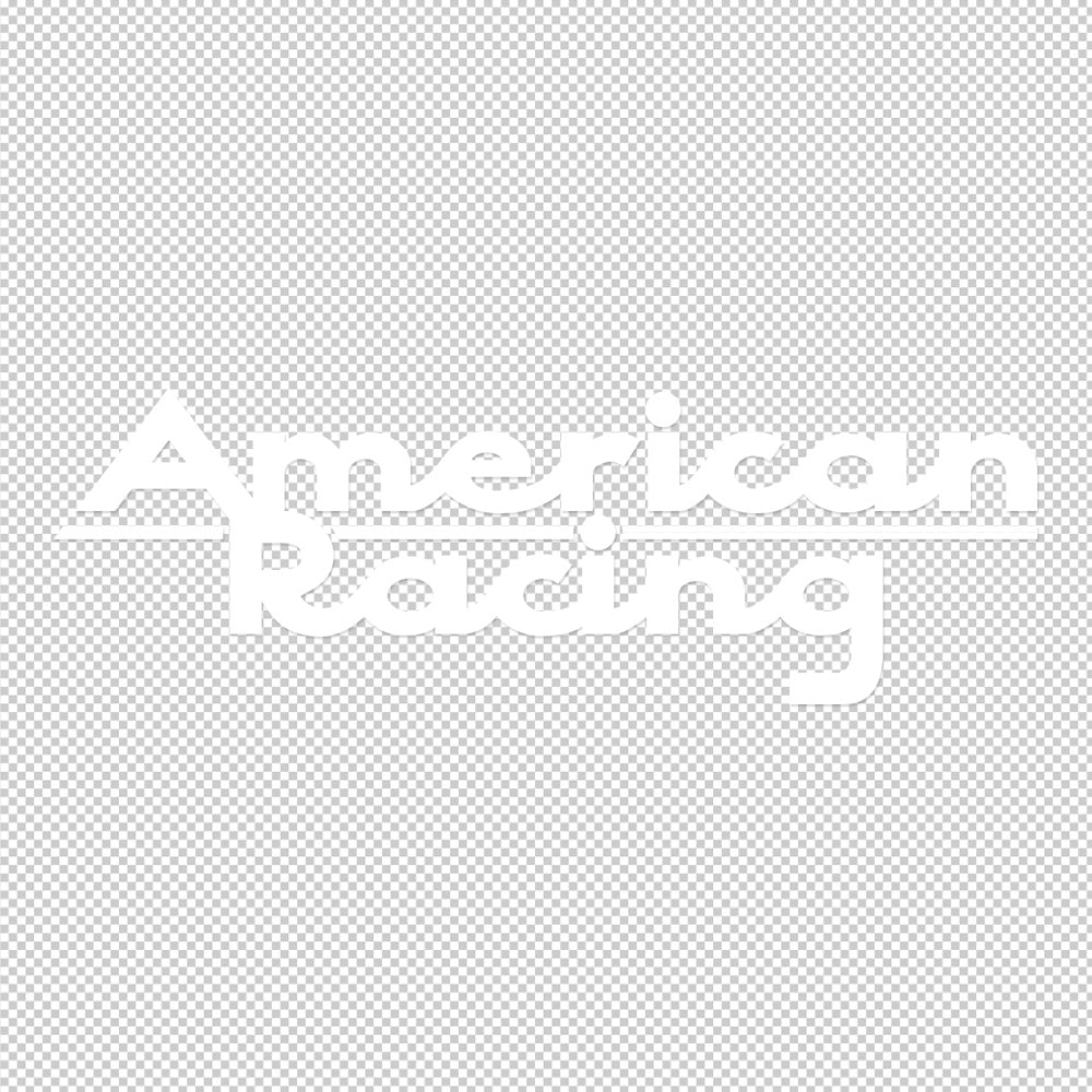American Racing Sticker Decals (not printed) Wheels