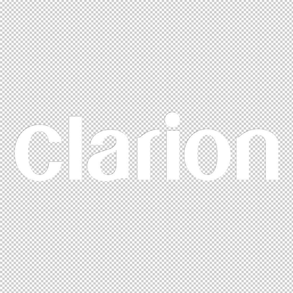 Clarion Sticker Decals (not printed)